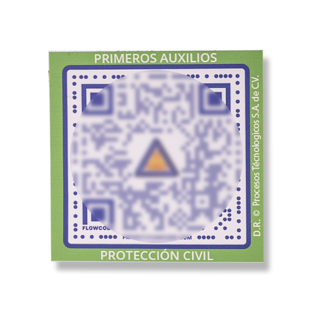 Código QR de Protección Civil “PRIMEROS AUXILIOS” ©