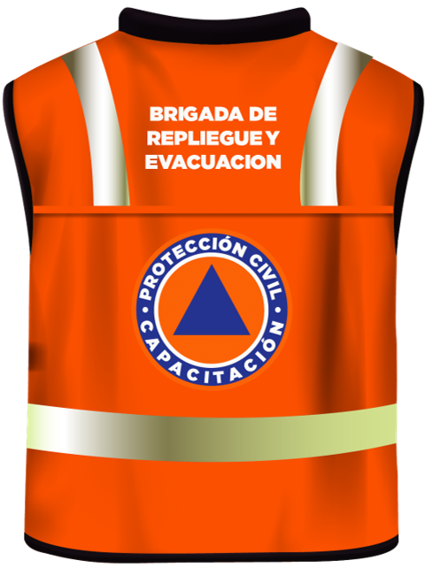 Chaleco Evacuación espalda