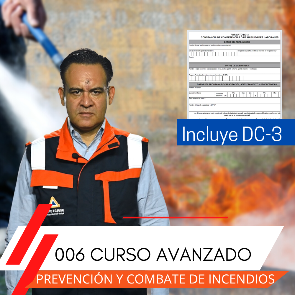 Rcpc 006 Curso Avanzado De PrevenciÓn Y Combate De Incendios Procesos Tecnológicos En 5095