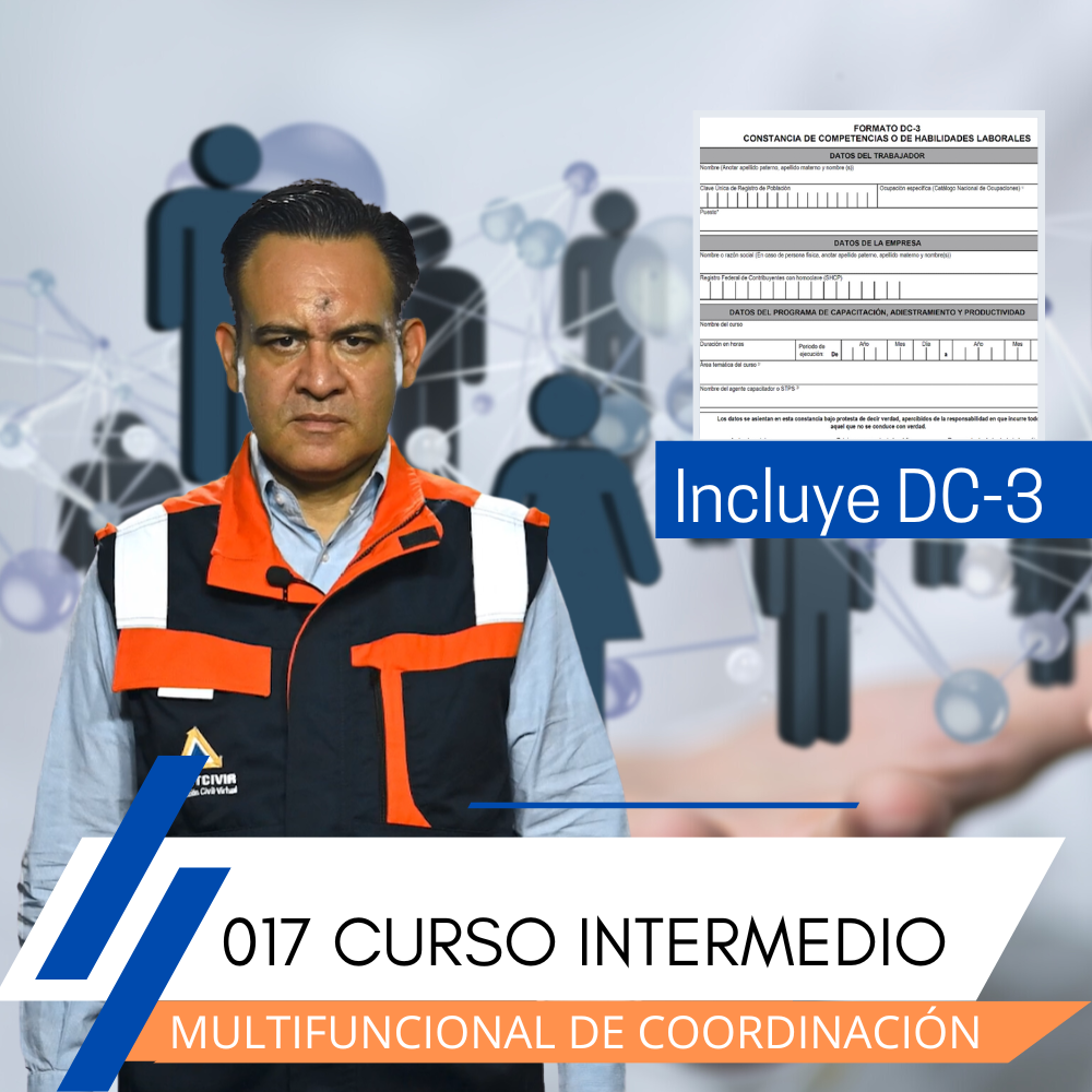 RCPC 017 CURSO INTERMEDIO BRIGADA MULTIFUNCIONAL DE COORDINACIÓN Incluye DC-3