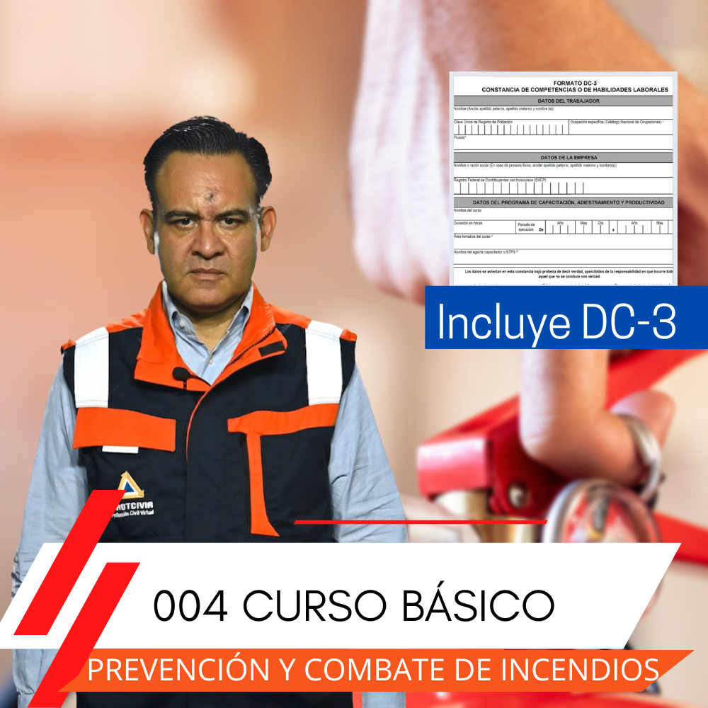 RCPC 004 CURSO BÁSICO DE PREVENCIÓN Y COMBATE DE INCENDIOS