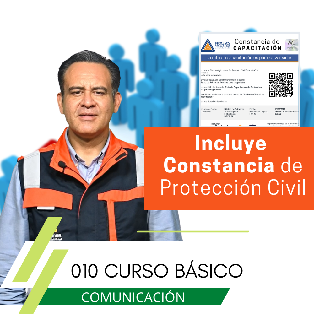 Constancia de proteccion civil comunicación nivel básico