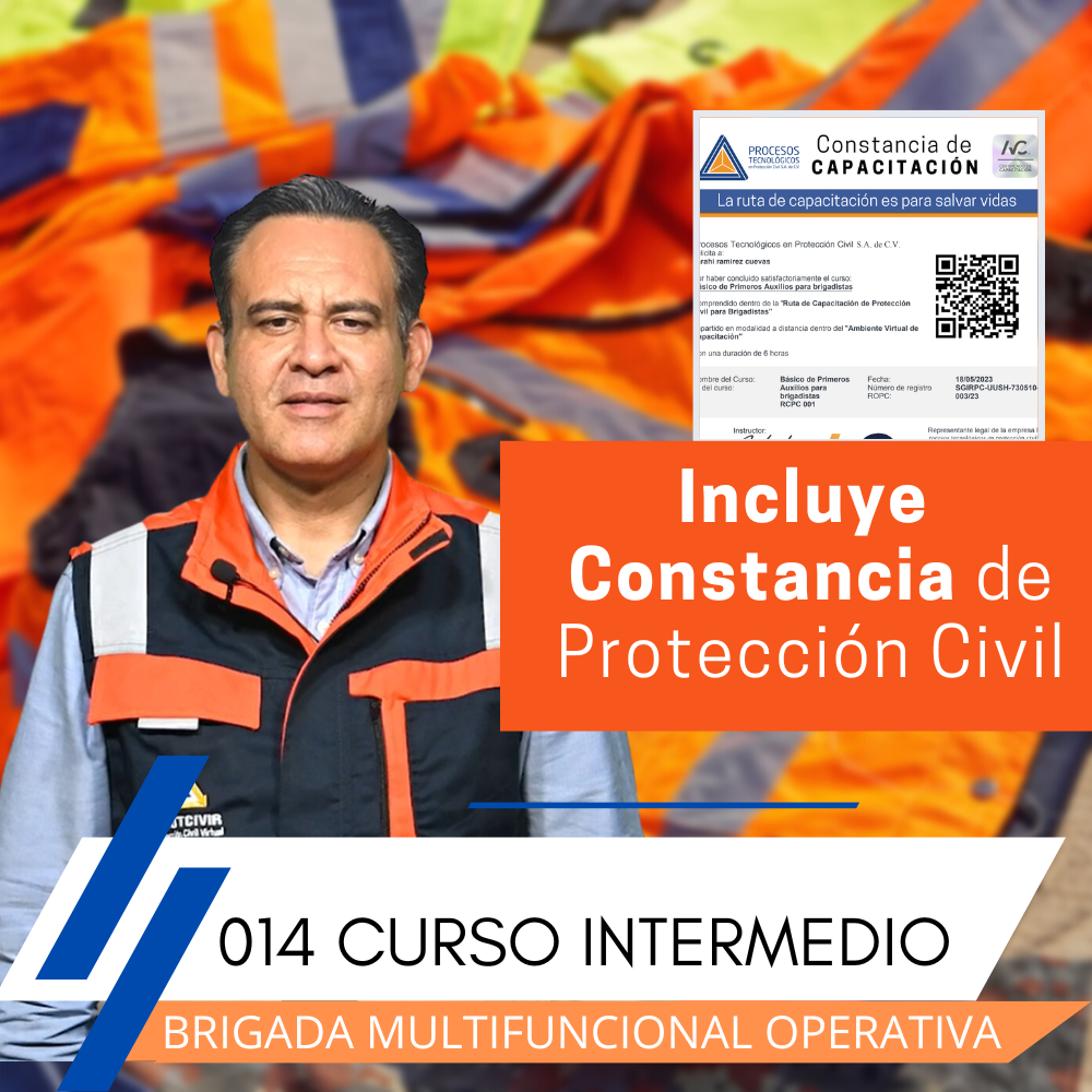 Constancia de proteccion civil multifuncional operativa intermedio